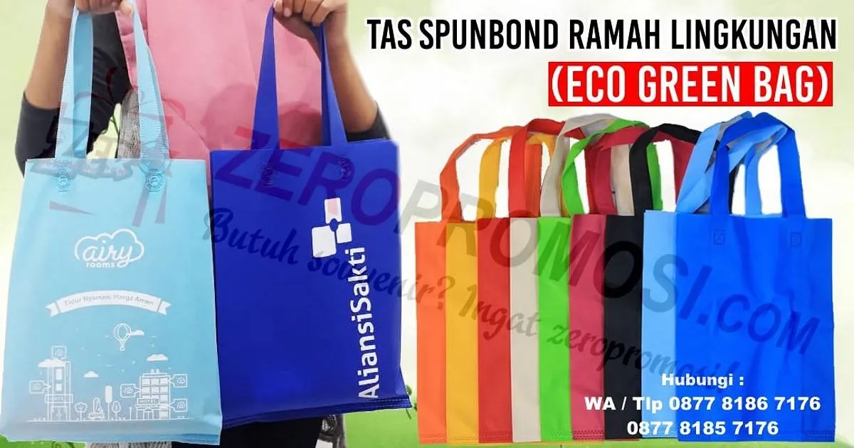 Tas Spundbond untuk Bazaar Menarik dan Ramah Lingkungan